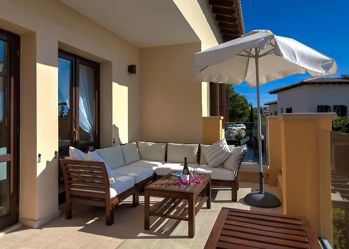 アパート 2 Bedroom Thalassa With Sea And Sunset Views, Aphrodite Hills